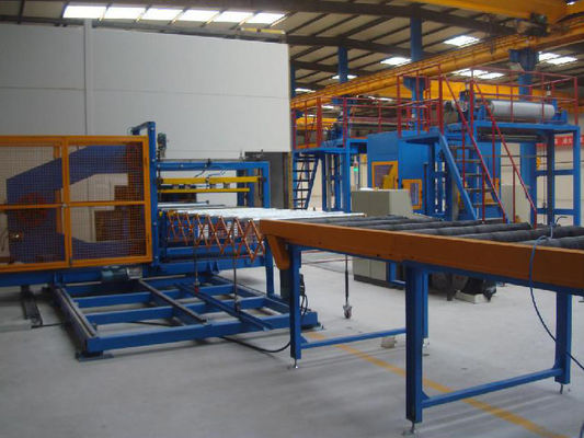 Wall Roof Panel Roll Forming PU Sandwich Panel Line